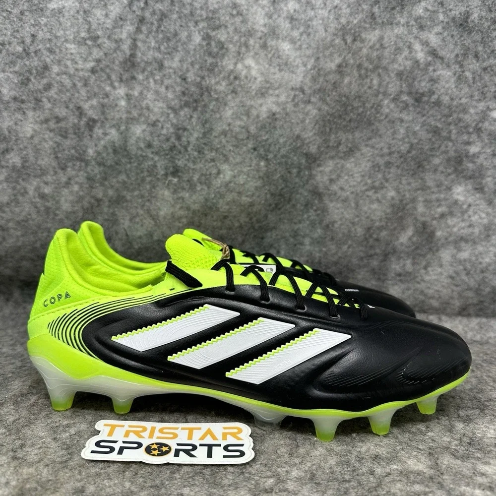 Adidas Copa Pure 3 Elite FG Soccer Cleats Mens Size 9 Black Lucid Lemon JH6304